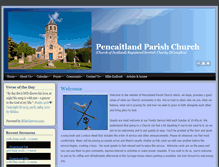 Tablet Screenshot of pencaitlandparishchurch.org.uk